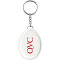 Oval Compass Key Ring